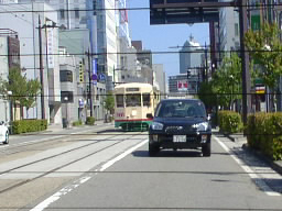 富山市内の路面電車