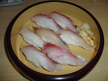 鯛の生寿司