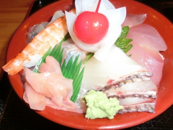 福江島の海鮮丼